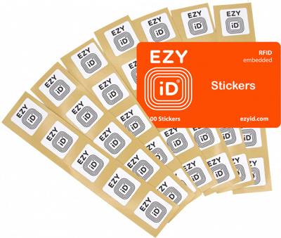 EZYID STICKERS - PACK OF 10